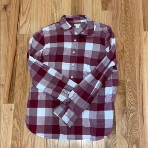 J. Crew Buffalo Check Popover Shirt